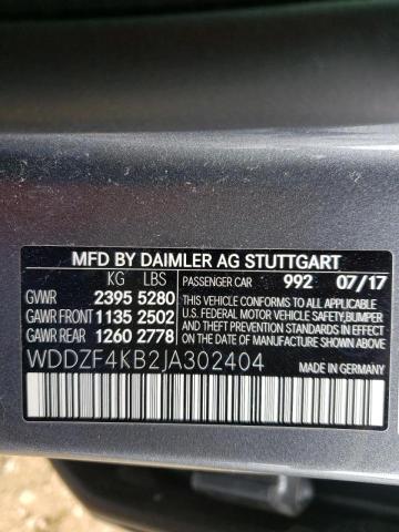 Photo 10 from auction – 2018 MERCEDES-BENZ E 300 4MAT with VIN WDDZF4KB2JA302404