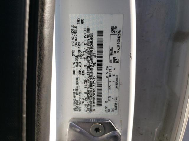Photo 10 from auction – 2013 FORD ESCAPE SE with VIN 1FMCU0GX9DUA47493