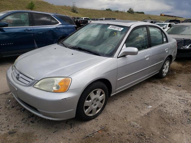Photo 2 from auction – 2002 HONDA CIVIC EX with VIN 1HGES25812L060589