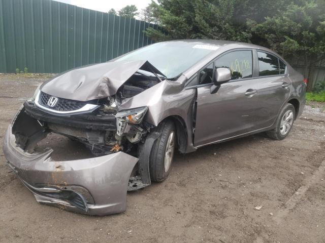 Photo 2 from auction – 2013 HONDA CIVIC LX with VIN 19XFB2F56DE289580