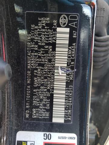 Photo 10 from auction – 2016 TOYOTA COROLLA L with VIN 2T1BURHE2GC589036
