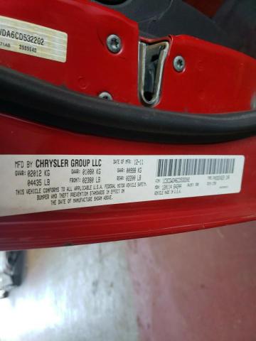 Photo 10 from auction – 2012 DODGE CALIBER SX with VIN 1C3CDWDA6CD532202