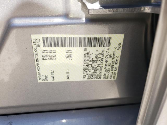 Photo 10 from auction – 2011 NISSAN ALTIMA BAS with VIN 1N4AL2AP4BN407074
