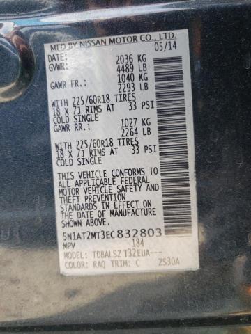 Photo 10 from auction – 2014 NISSAN ROGUE S with VIN 5N1AT2MT3EC832803
