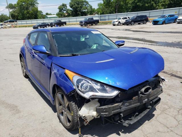 HYUNDAI VELOSTER T 2013 with VIN KMHTC6AE8DU177164 - Photo from auction