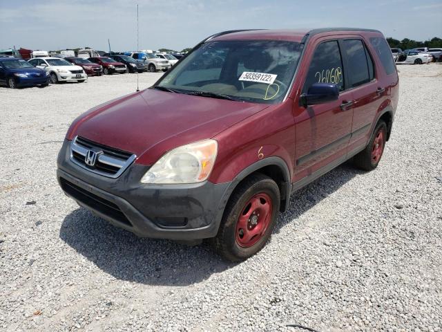 Photo 2 from auction – 2003 HONDA CRV LX with VIN SHSRD78493U128246