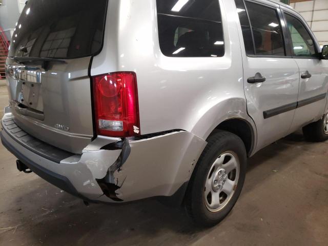 Photo 9 from auction – 2010 HONDA PILOT LX with VIN 5FNYF3H24AB003110