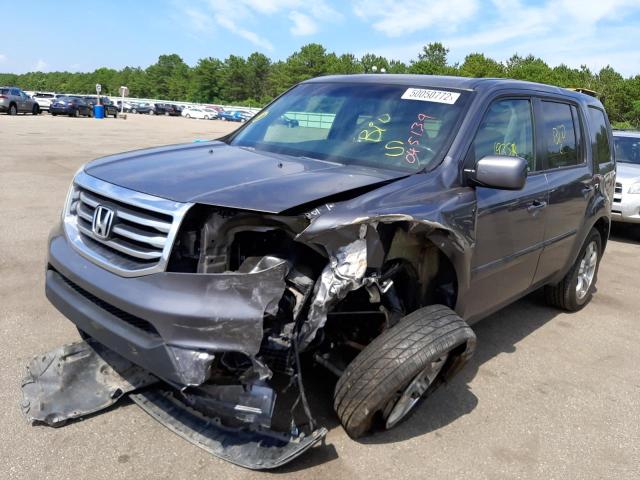 Photo 2 from auction – 2014 HONDA PILOT EXL with VIN 5FNYF4H5XEB045139