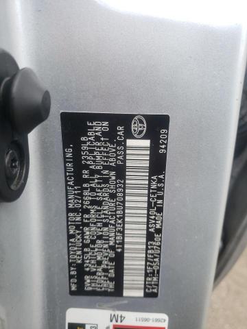 Photo 10 from auction – 2011 TOYOTA CAMRY BASE with VIN 4T1BF3EK1BU708932