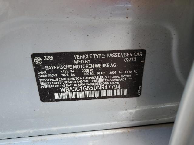 Photo 10 from auction – 2013 BMW 328 I SULE with VIN WBA3C1G55DNR47794