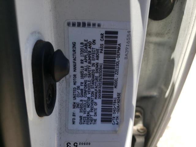 Photo 10 from auction – 2006 TOYOTA COROLLA CE with VIN 1NXBR32E26Z650941