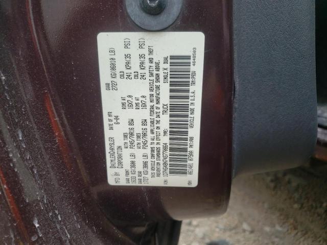 Photo 10 from auction – 2004 DODGE DAKOTA QUA with VIN 1D7HG48N74S770864