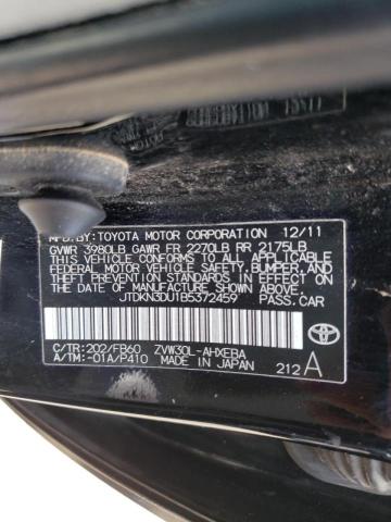Photo 10 from auction – 2011 TOYOTA PRIUS with VIN JTDKN3DU1B5372459