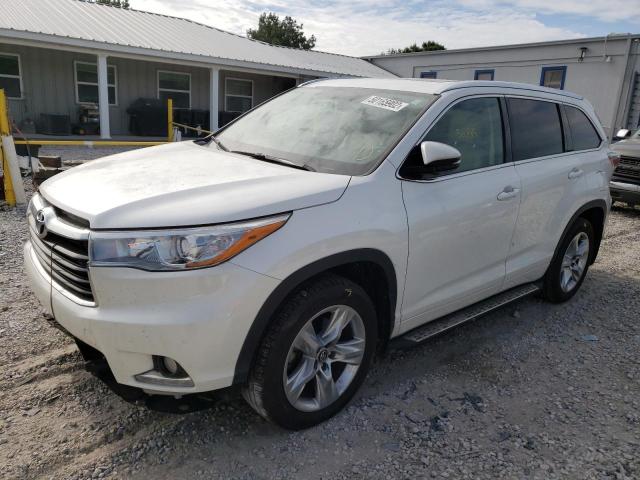 Photo 2 from auction – 2016 TOYOTA HIGHLANDER with VIN 5TDYKRFH7GS156008
