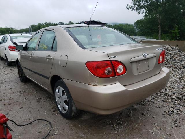 Photo 3 from auction – 2008 TOYOTA COROLLA CE with VIN 2T1BR32E68C938191