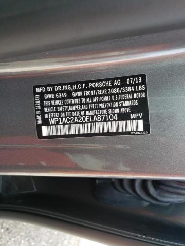 Photo 10 from auction – 2014 PORSCHE CAYENNE TU with VIN WP1AC2A20ELA87104