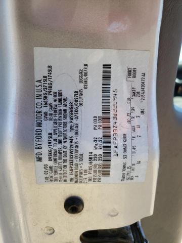 Photo 10 from auction – 2003 FORD FOCUS LX with VIN 1FAFP33Z43W220945