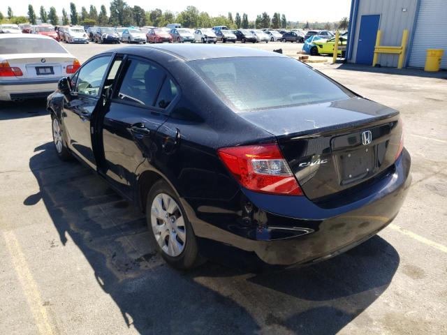 Photo 3 from auction – 2012 HONDA CIVIC LX with VIN 2HGFB2F56CH323828