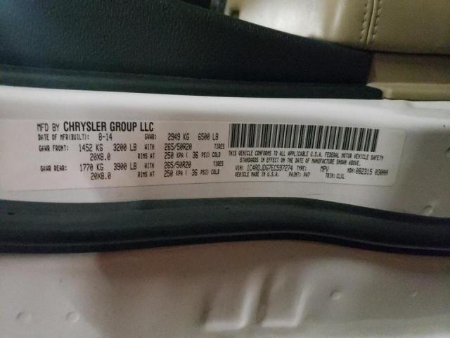 Photo 10 from auction – 2014 DODGE DURANGO LI with VIN 1C4RDJDG7EC597274