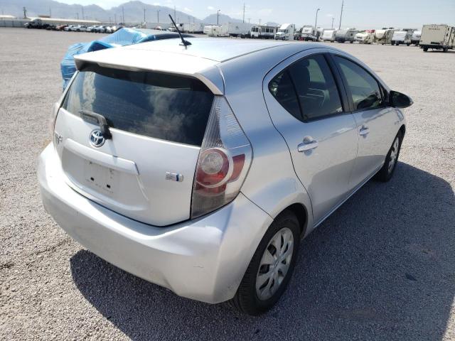Photo 4 from auction – 2012 TOYOTA PRIUS C with VIN JTDKDTB36C1015767