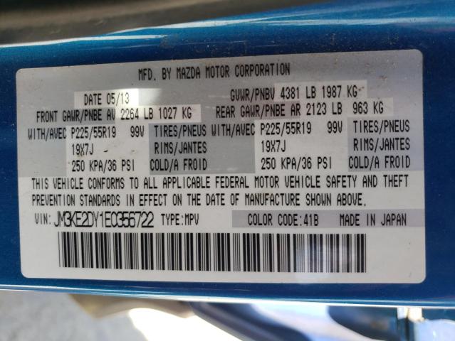Photo 10 from auction – 2014 MAZDA CX-5 GT with VIN JM3KE2DY1E0356722