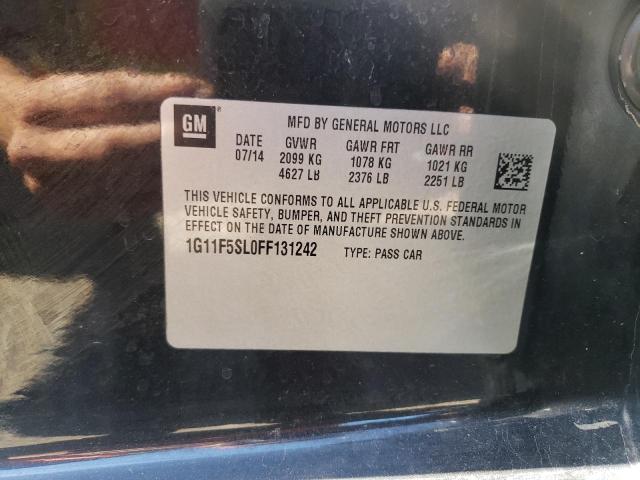 Photo 10 from auction – 2015 CHEVROLET MALIBU LTZ with VIN 1G11F5SL0FF131242