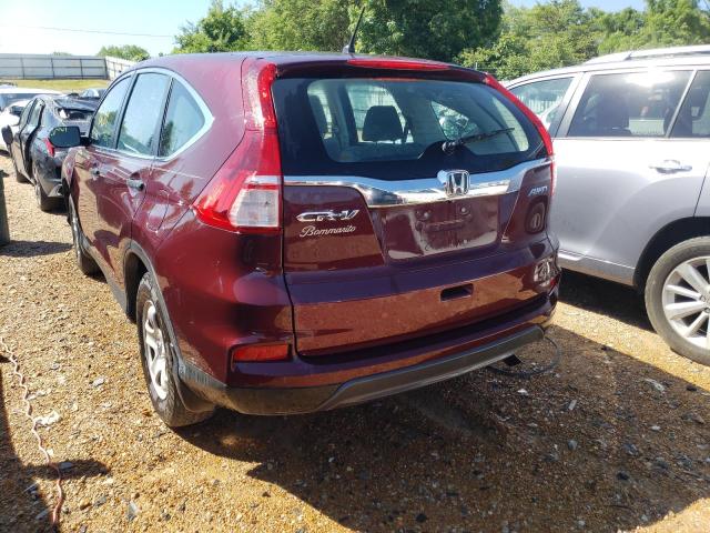 Photo 3 from auction – 2015 HONDA CR-V LX with VIN 5J6RM4H36FL076048