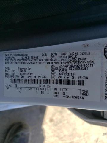 Photo 10 from auction – 2014 FORD FIESTA SE with VIN 3FADP4BJ4EM169278