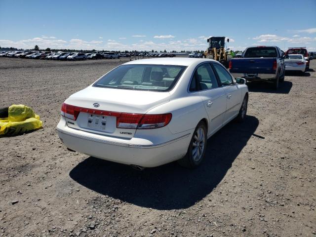 Photo 4 from auction – 2006 HYUNDAI AZERA SE with VIN KMHFC46F66A092332