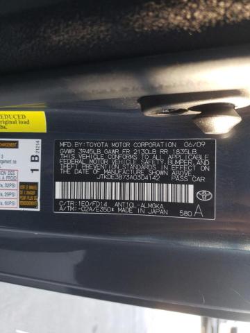 Photo 10 from auction – 2010 TOYOTA SCION TC with VIN JTKDE3B73A0304142