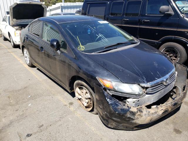 HONDA CIVIC LX 2012 with VIN 2HGFB2F56CH323828 - Photo from auction