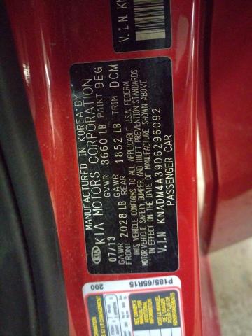 Photo 10 from auction – 2013 KIA RIO LX with VIN KNADM4A39D6296092