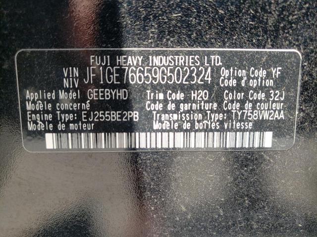 Photo 10 from auction – 2009 SUBARU IMPREZA WR with VIN JF1GE76659G502324