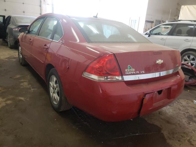 Photo 3 from auction – 2008 CHEVROLET IMPALA LS with VIN 2G1WB58K889220259