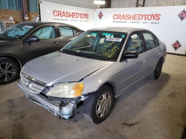 Photo 2 from auction – 2002 HONDA CIVIC LX with VIN 1HGES16502L061313