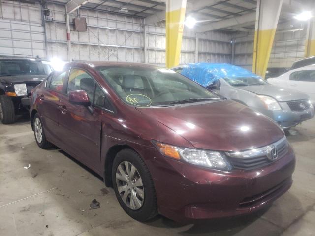 HONDA CIVIC LX 2012 with VIN 2HGFB2F54CH612819 - Photo from auction