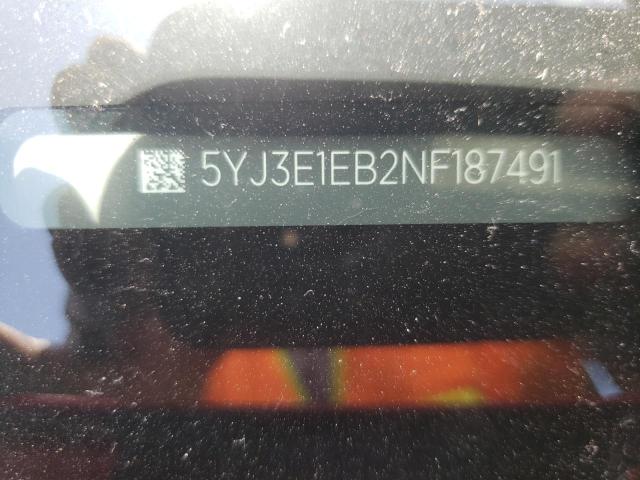 Photo 10 from auction – 2022 TESLA MODEL 3 with VIN 5YJ3E1EB2NF187491