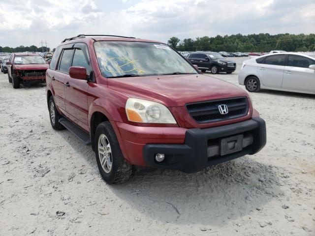 Photo 1 from auction – 2004 HONDA PILOT EXL with VIN 2HKYF185X4H578302