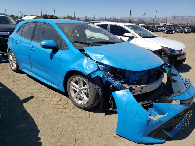 TOYOTA COROLLA SE 2019 with VIN JTNK4RBE2K3034044 - Photo from auction