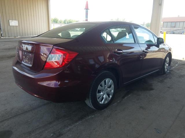 Photo 4 from auction – 2012 HONDA CIVIC LX with VIN 19XFB2F55CE098117