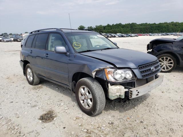 TOYOTA HIGHLANDER 2002 with VIN JTEHF21AX20062170 - Photo from auction