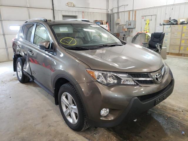 TOYOTA RAV4 XLE 2014 with VIN JTMRFREV8ED050353 - Photo from auction