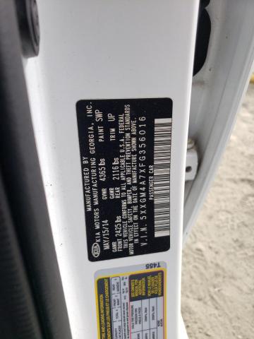 Photo 10 from auction – 2015 KIA OPTIMA LX with VIN 5XXGM4A7XFG356016