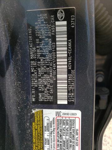 Photo 10 from auction – 2007 TOYOTA CAMRY CE with VIN 4T1BE46K17U001103