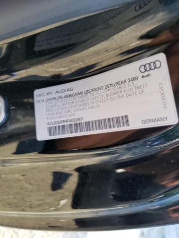 Photo 10 from auction – 2015 AUDI S5 PREMIUM with VIN WAUCGAFR4FA022801