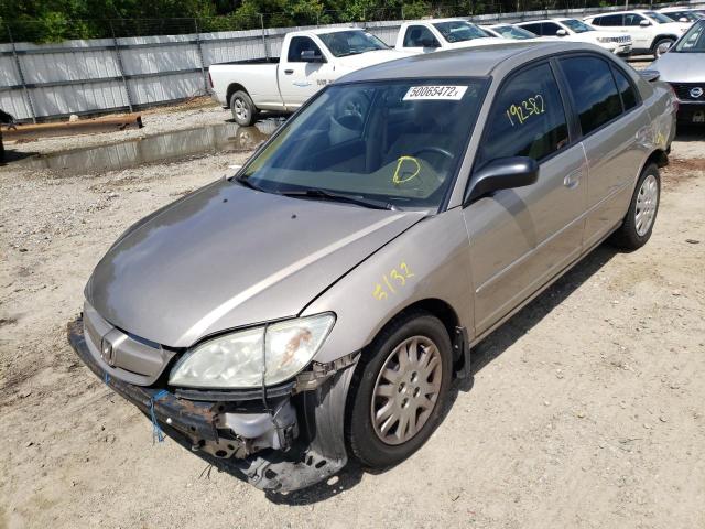 Photo 2 from auction – 2004 HONDA CIVIC LX with VIN 2HGES16514H555616