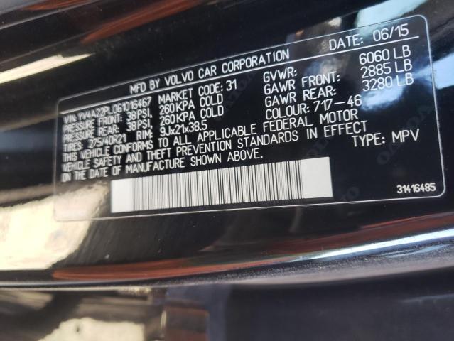 Photo 10 from auction – 2016 VOLVO XC90 T6 with VIN YV4A22PL0G1016467