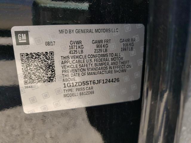 Photo 10 from auction – 2018 CHEVROLET MALIBU LT with VIN 1G1ZD5ST6JF124426