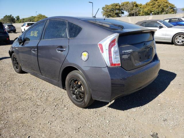 Photo 3 from auction – 2013 TOYOTA PRIUS with VIN JTDKN3DU7D5558557