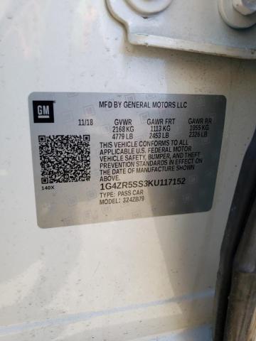 Photo 10 from auction – 2019 BUICK LACROSSE E with VIN 1G4ZR5SS3KU117152